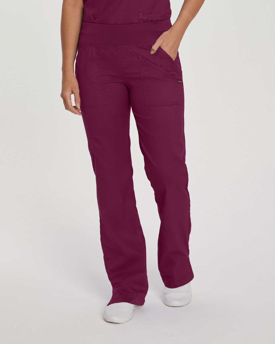 Landau ProFlex Stretch Waist Yoga Scrub Pants for Women 2043