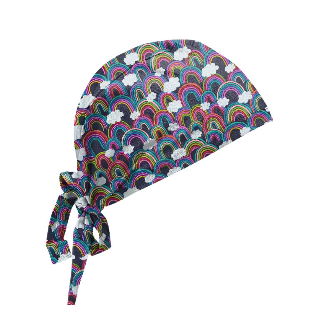 Patterned Tie Back Caps | Fun And Stylish Custom Scrub Caps – Hunter Scrubs
