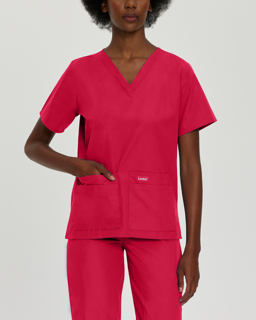 Red Scrubs