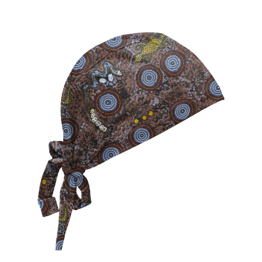 Indigenious Cap Pattern Sewing Indigenous Printed Custom Scrub Caps - 1015 – Hunter Scrubs