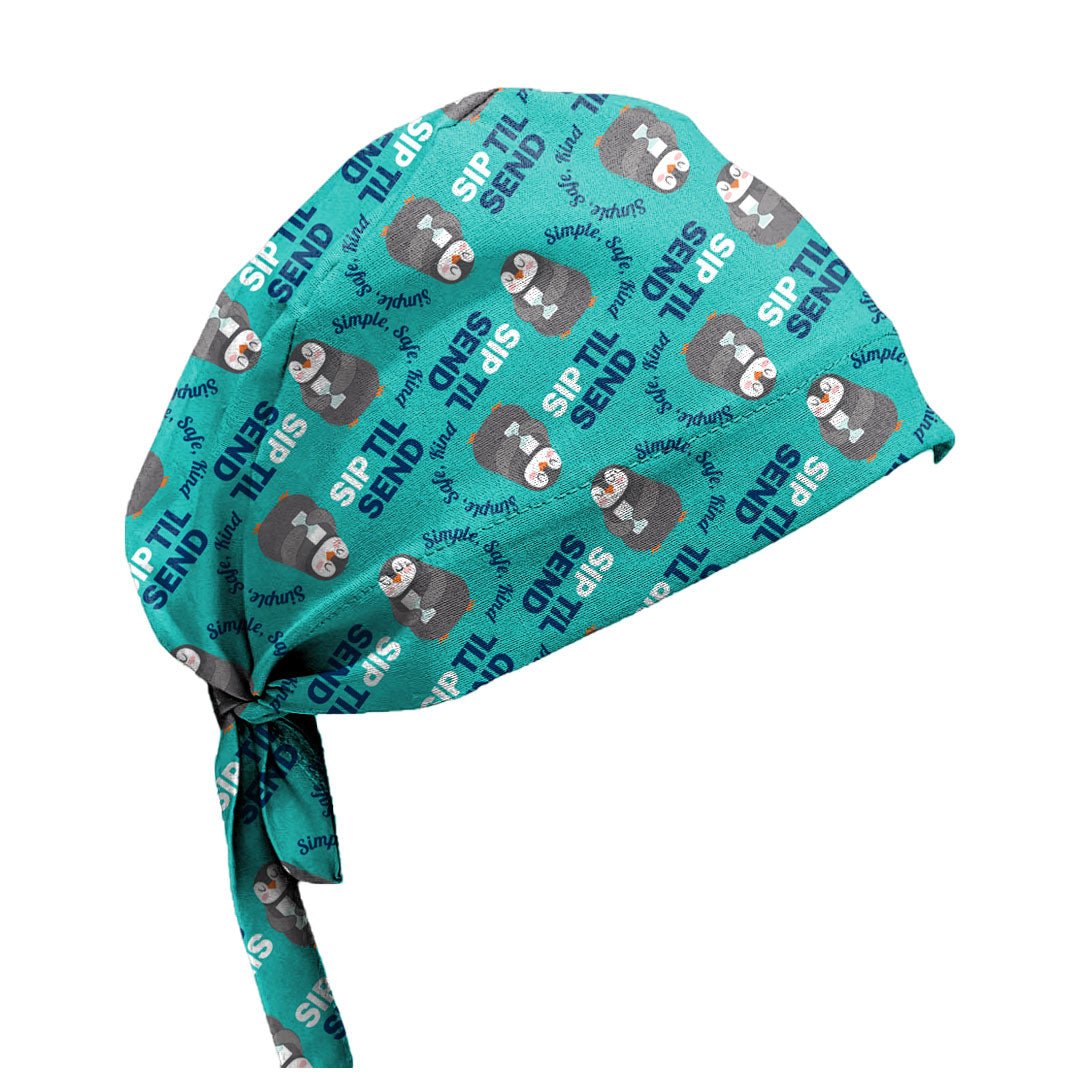 Tie Dye Rainbow Pride Scrub Cap - Medical Surgical Hat For Nurses & Healthcare