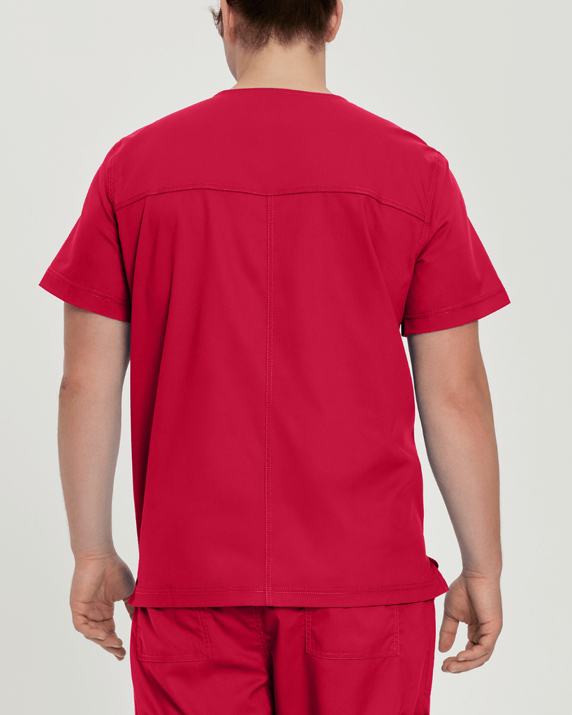 Red nurses scrubs for men, top-rated medical scrubs