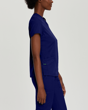 Bestselling navy blue scrub tops for women