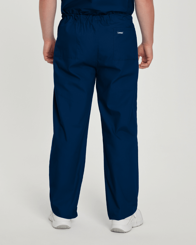 Navy blue unisex medical scrubs