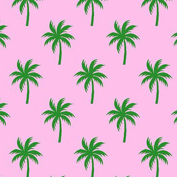 Palms  On Pink