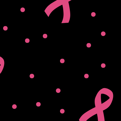 Polka Dot Pink Ribbon