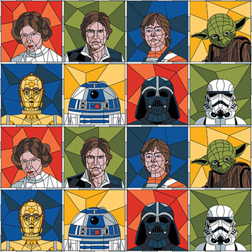 Star Wars Stained Glass Portraits