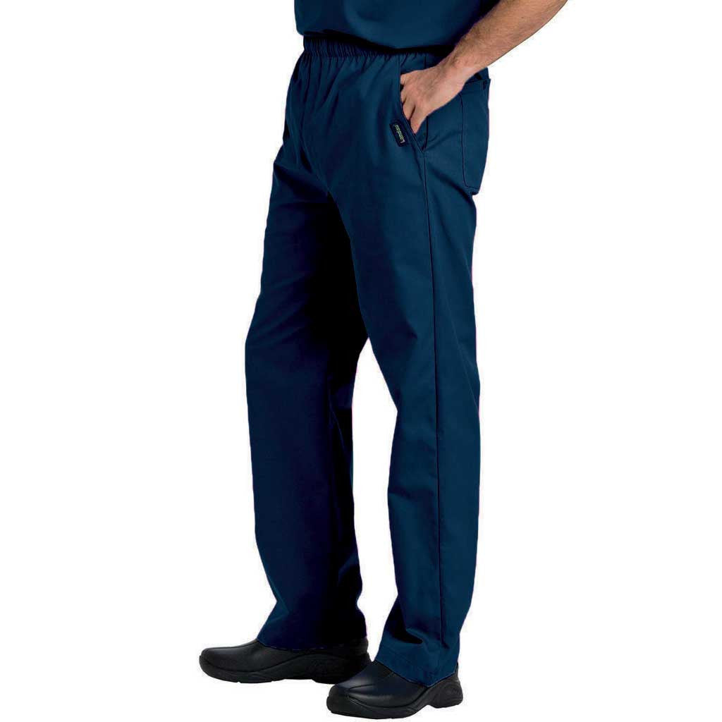 Landau Men's Elastic Waist Pant - 8550 Navy – Hunter Scrubs