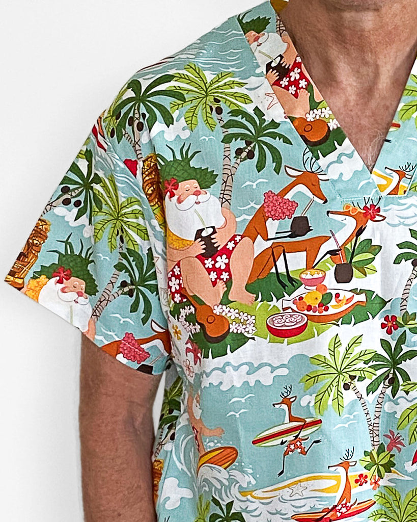 Shop Patterned Scrub Tops in Australia Hunter Scrubs Hunter Scrubs